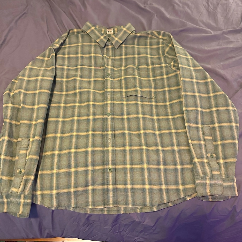 Mens REI flannel button down XXL